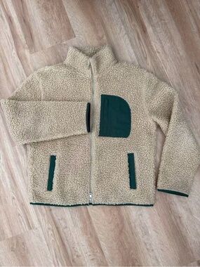 Cos Relaxed-Fit Teddy Zip-Up Jacket
